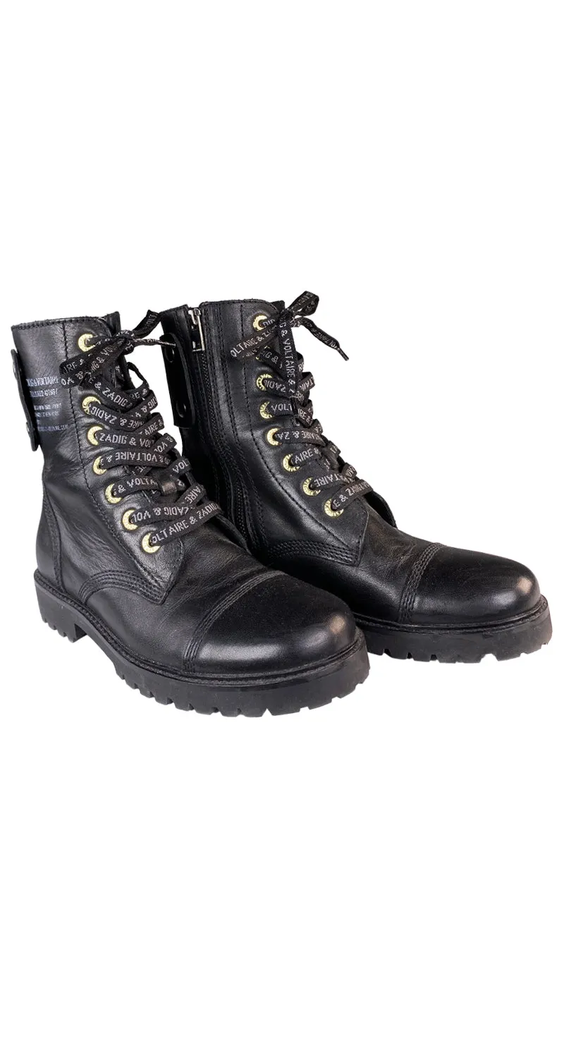 ZADIG & VOLTAIRE Bototos de Cuero