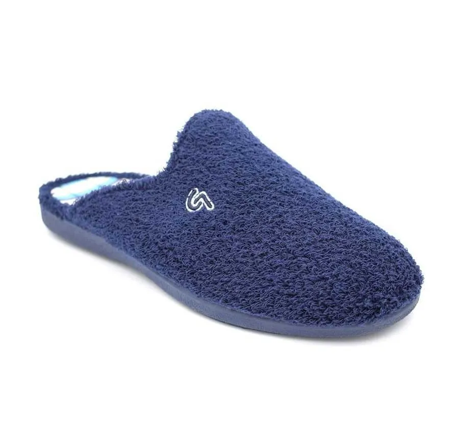 ZAPATILLA DE CASA PARA HOMBRE GARZON CHINELA DESCALZA RIZO MARINO