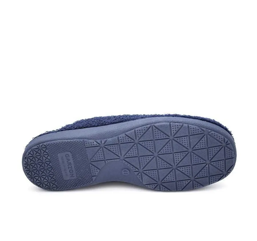 ZAPATILLA DE CASA PARA HOMBRE GARZON CHINELA DESCALZA RIZO MARINO