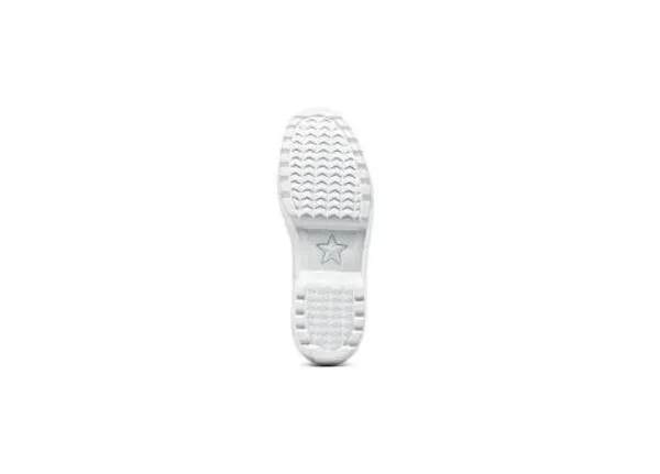 Zapatilla Junior  Converse Lugged Lift Hi Piel Blanco