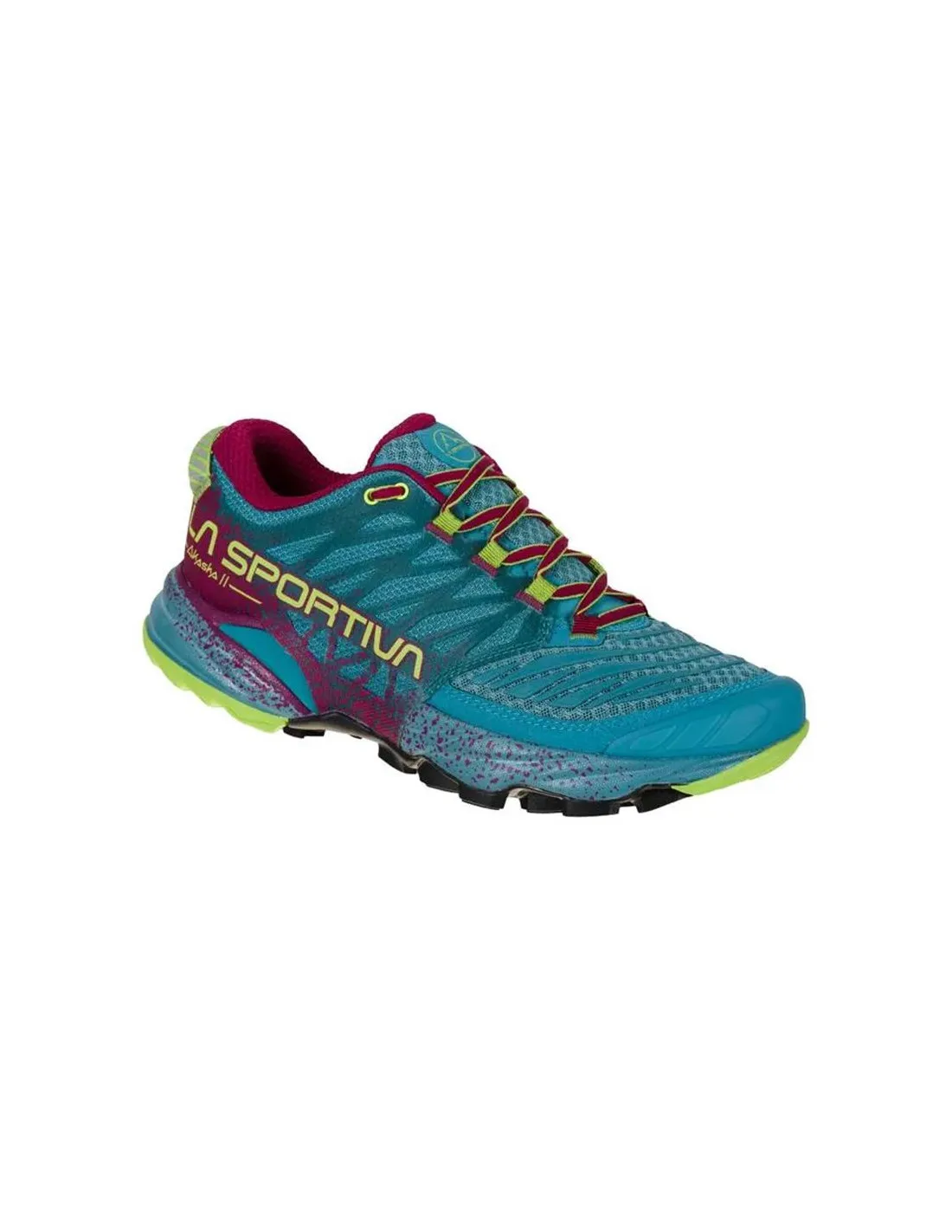 Zapatillas de Running La Sportiva Akasha II Topaz/Red Plum Mujer