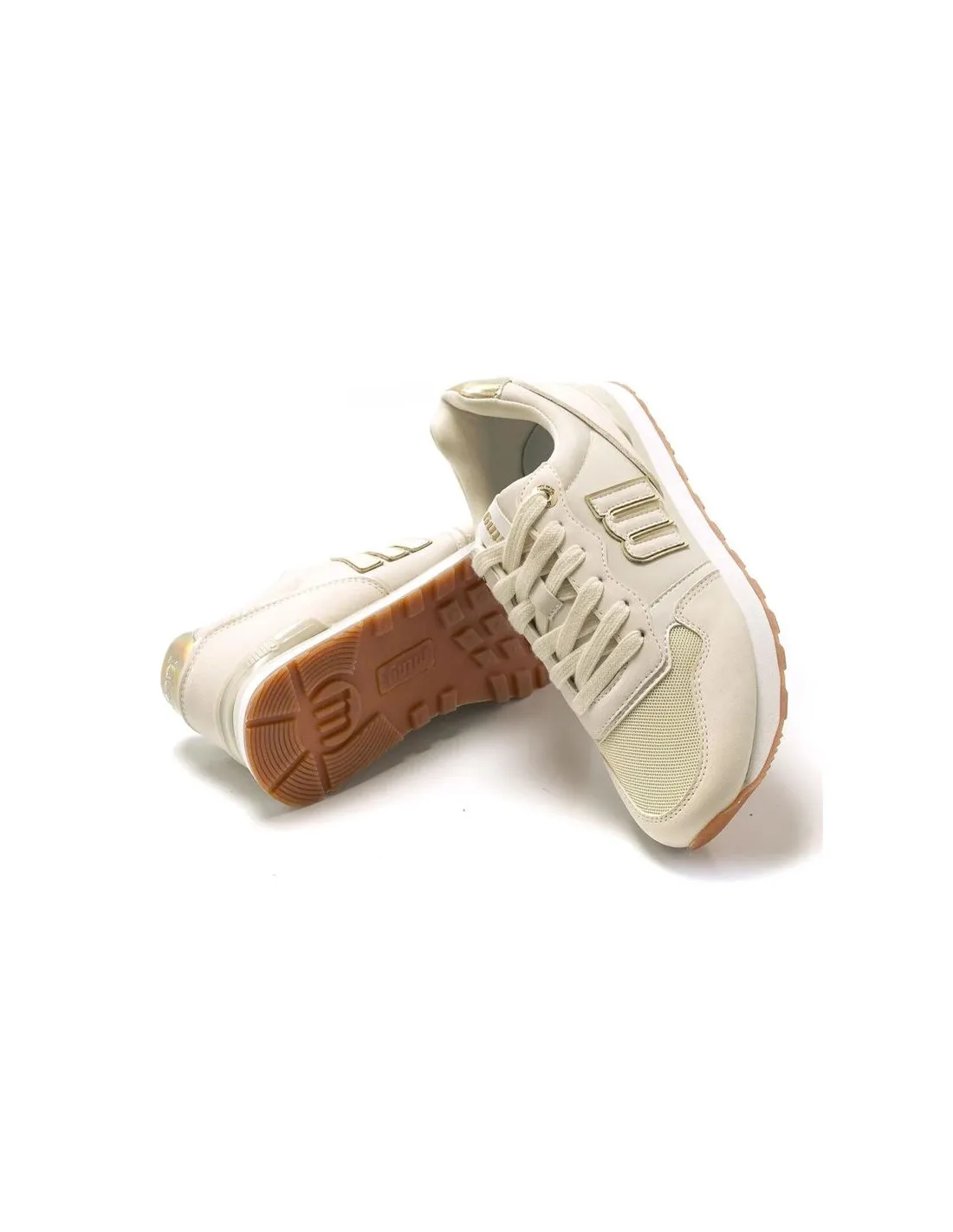 Zapatillas Mustang Attitude Paty Crudo Mujer