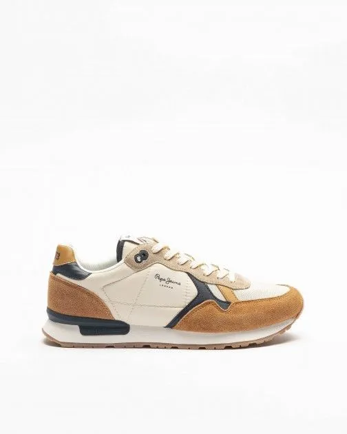 Zapatillas Pepe Jeans London Brit Mix M Camel