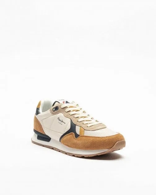 Zapatillas Pepe Jeans London Brit Mix M Camel