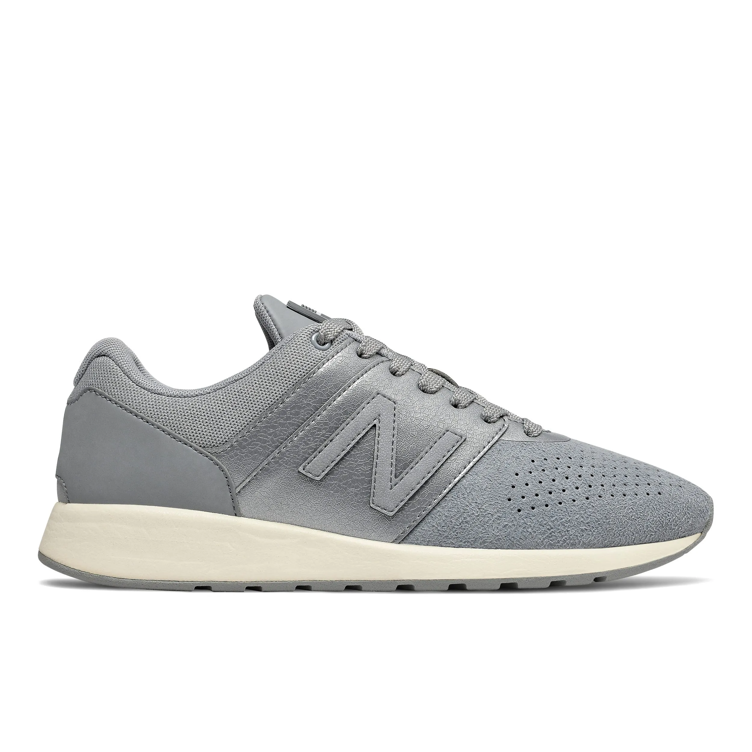 Zapatillas Urbanas Mujer New Balance 24 Plata
