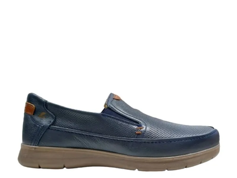 ZAPATO COPETE DE PIEL LUISETTI EN COLOR MARINO 27924NA