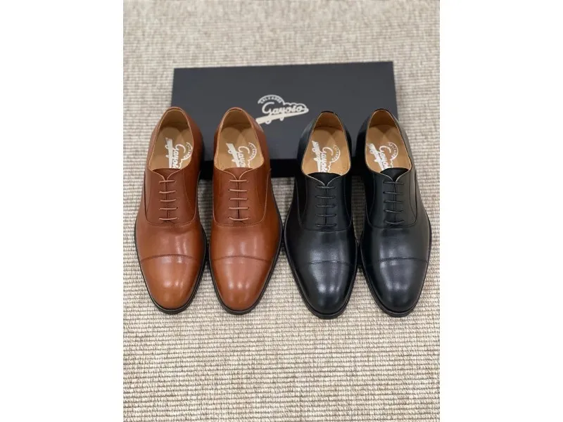 ZAPATO DE PIEL PARA VESTIR 9800 CALZADOS GAYOSO EN COLOR NEGRO O CUERO