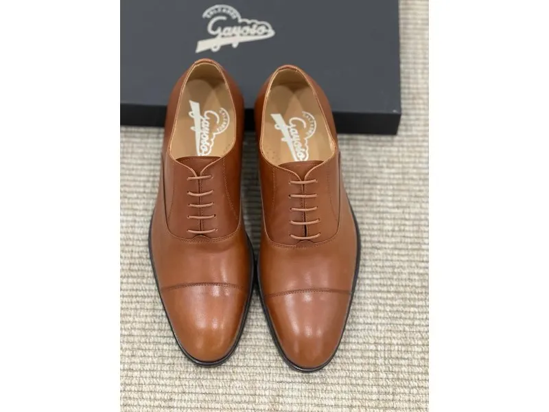ZAPATO DE PIEL PARA VESTIR 9800 CALZADOS GAYOSO EN COLOR NEGRO O CUERO
