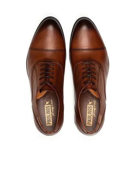 zapato pikolinos bristol 4184 marrón para hombre