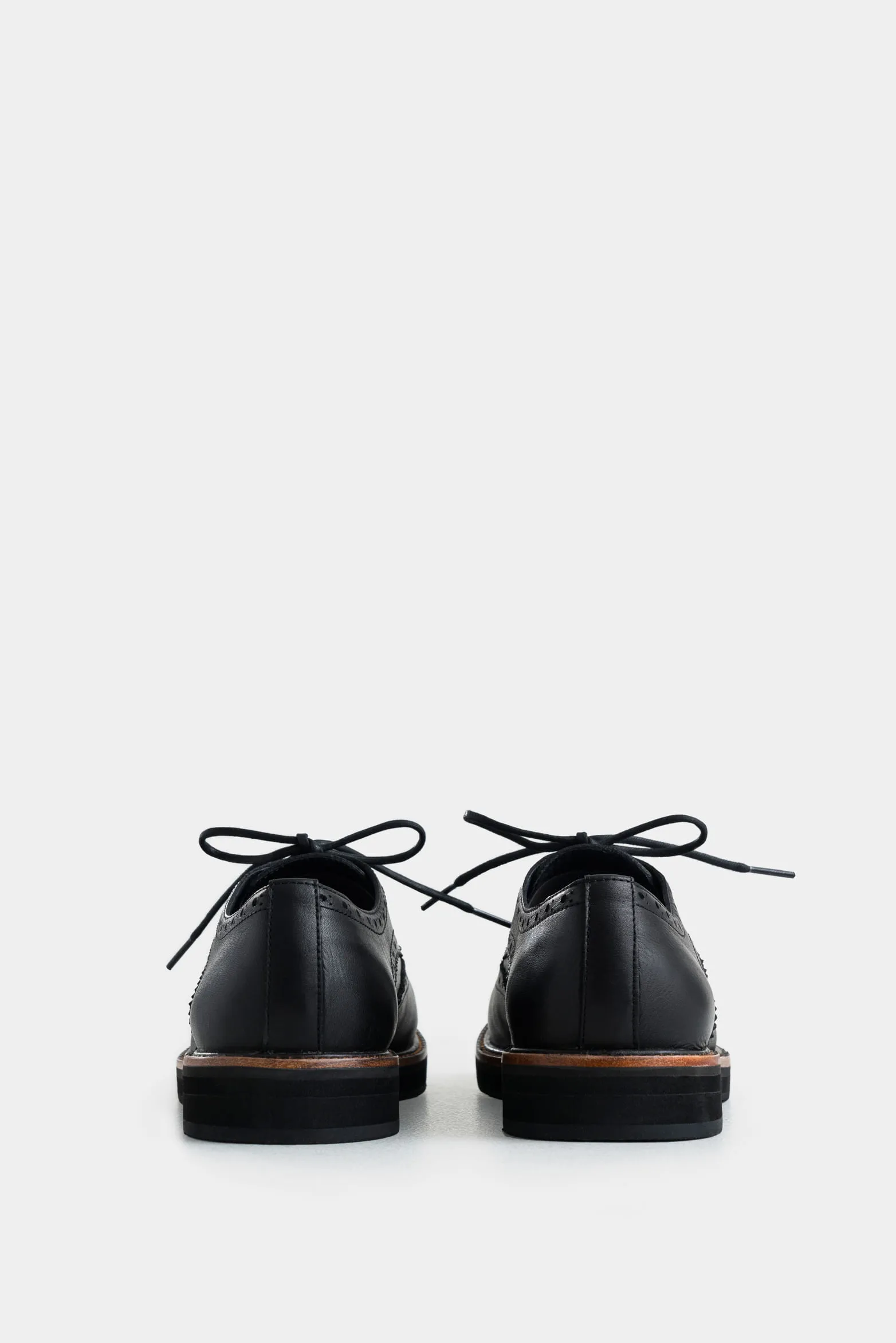 Zapatos cordón brogue de cuero para hombre cortes tradicionales
