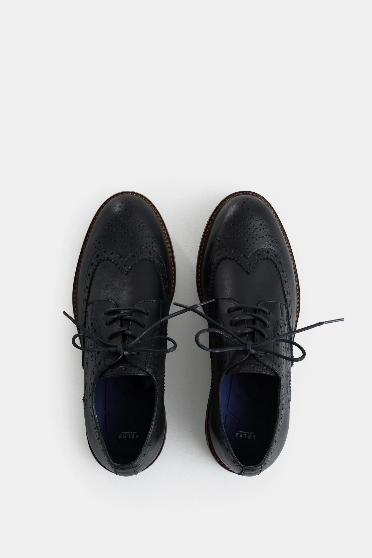 Zapatos cordón brogue de cuero para hombre cortes tradicionales