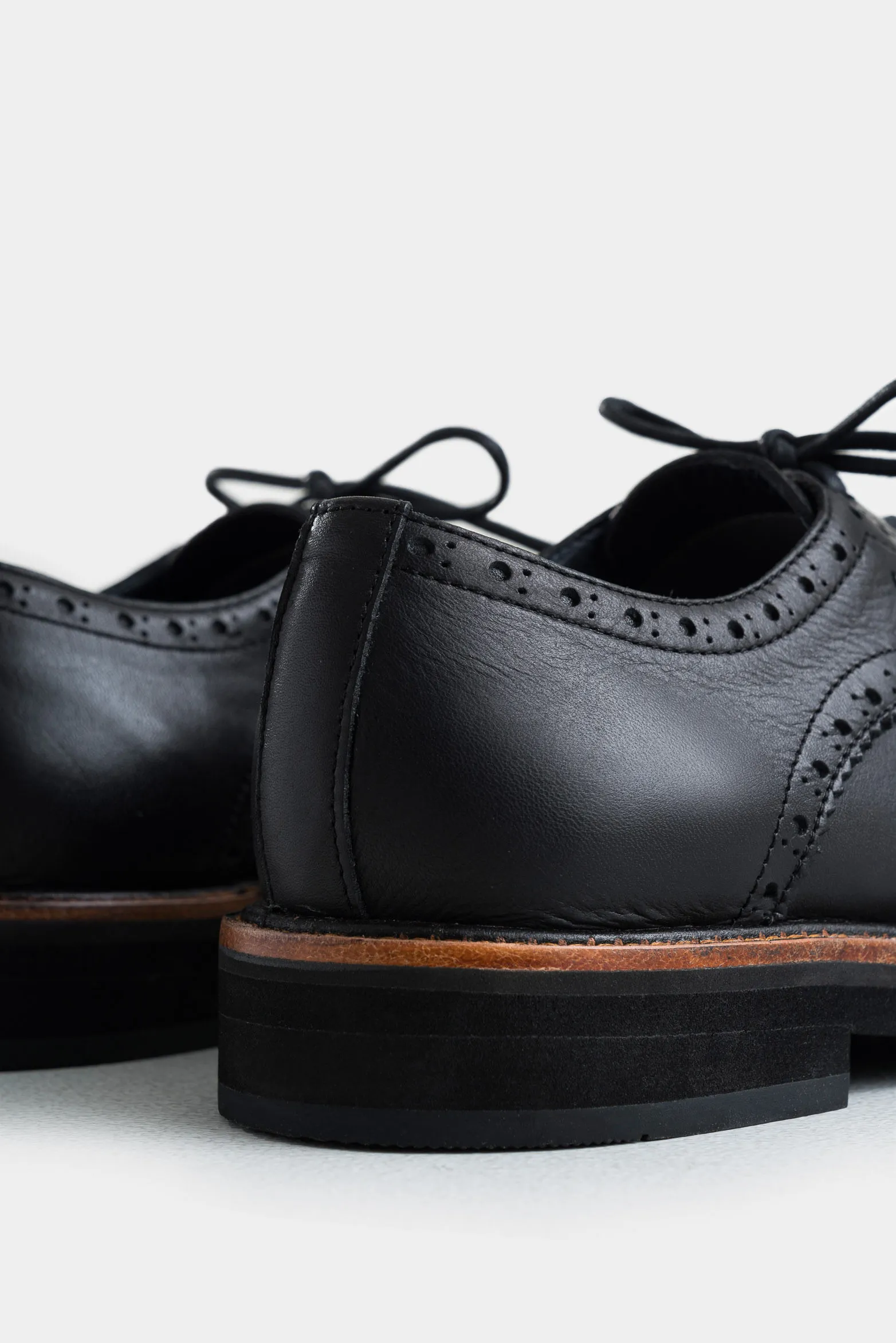 Zapatos cordón brogue de cuero para hombre cortes tradicionales