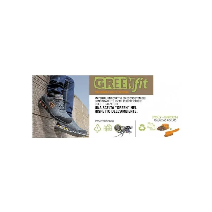 Zapatos de seguridad Cofra Minute S3 SRC Green fit