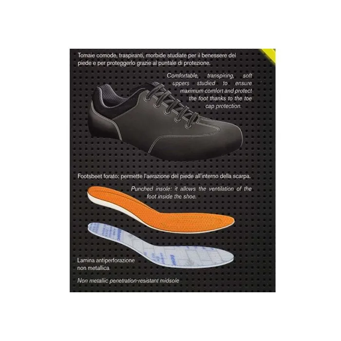 Zapatos de seguridad Grisport Bassano Black S3 SRC
