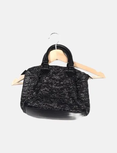 Zara Bolso negro lurex