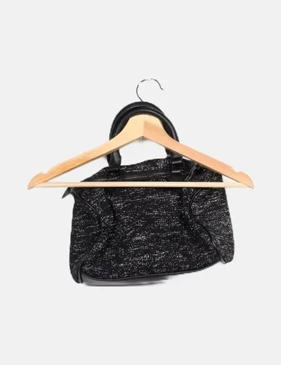Zara Bolso negro lurex
