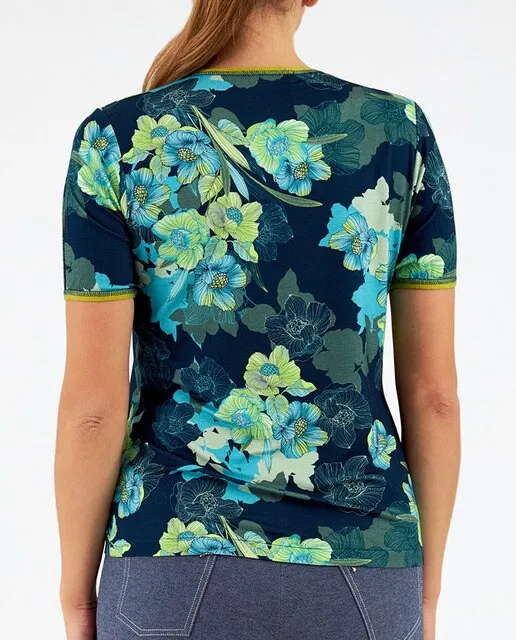 Zero Camiseta de mujer cuello redondo manga corta